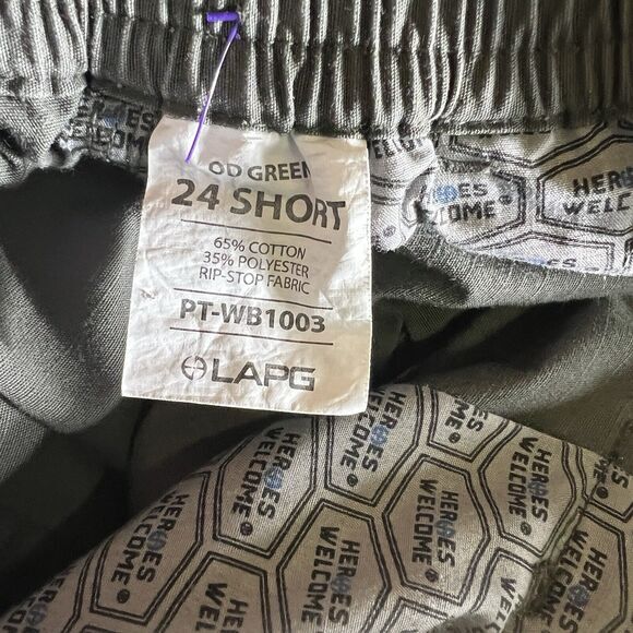 LAPG LA Police Gear Operator Tactical Pants PT-WB1003 Women’s 4 Short Green - Picture 3 of 8